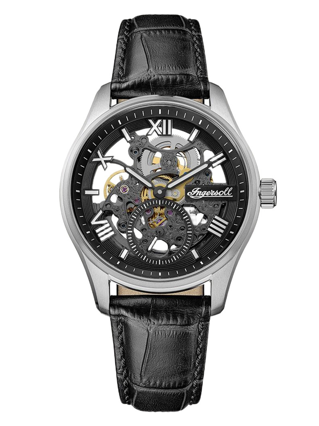 Ingersoll The Maverick Men Dial & Leather Straps Analogue Automatic Watch I17401