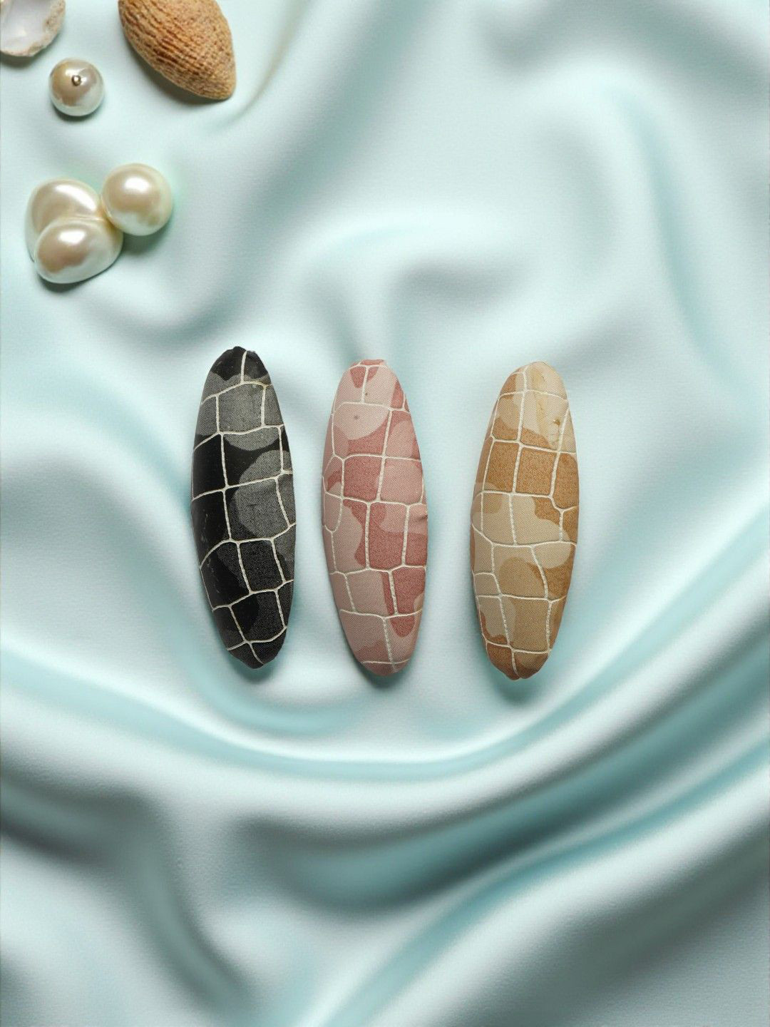 AccessHer Women Set Of 3 Minimal Clip-on Broochs