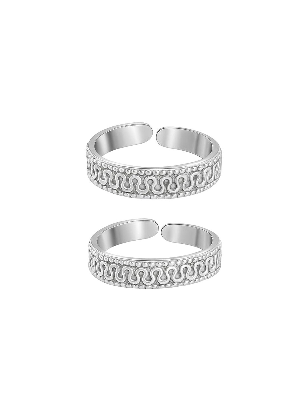 Darshraj Sterling Silver Toe Rings