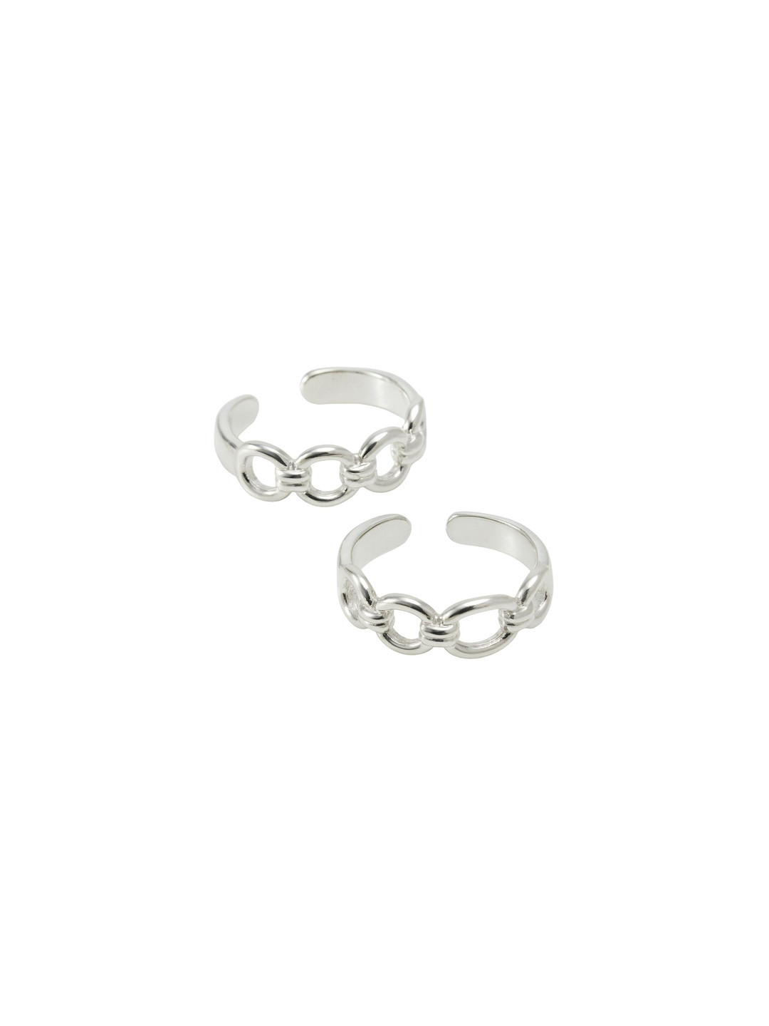 Darshraj Women Silver-Plated Adjustable Toe Rings