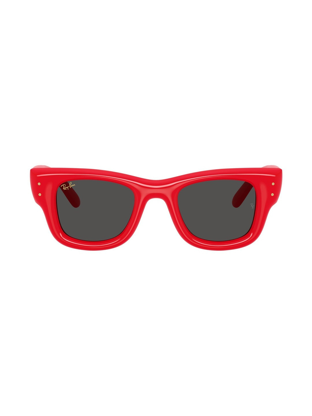 Ray-Ban Unisex Lens & Red Square Sunglasses with UV Protected Lens