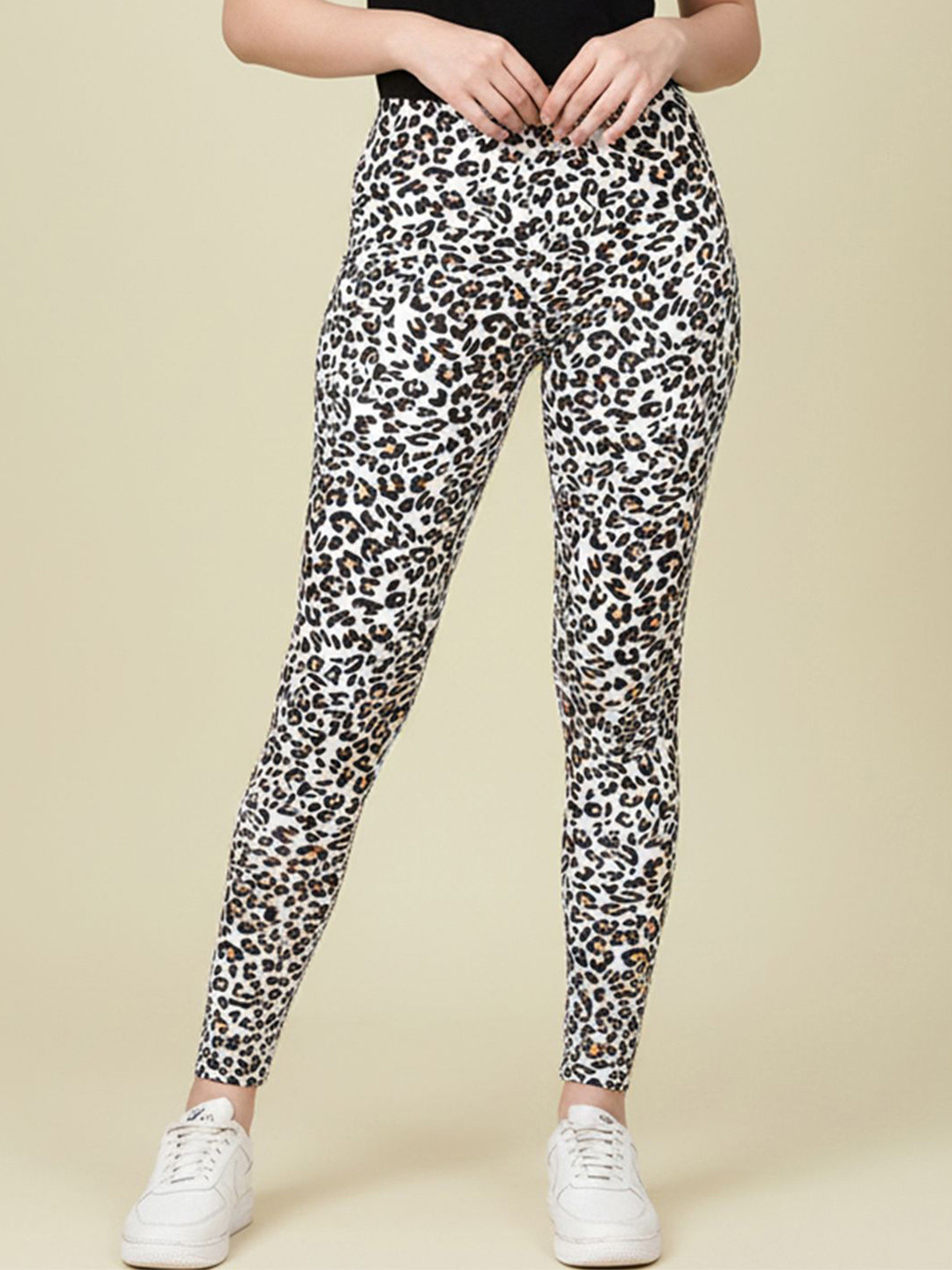 Moda Rapido Women Animal Printed Slim Fit Slip-On Jeggings