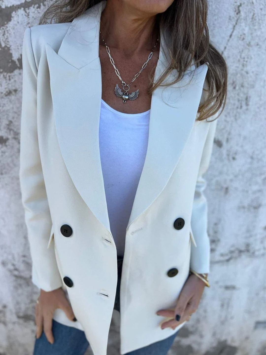 StyleCast Women Regular Formal Solid Open Front Jacket