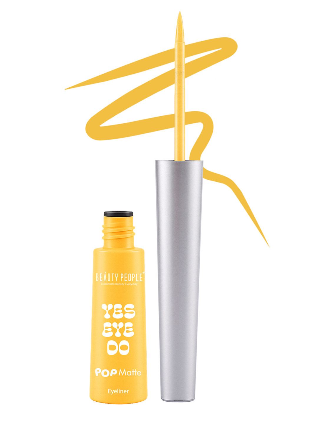Beauty People Yes Eye Do Waterproof Smudge Proof Liquid Eyeliner- 8 ml- Orange