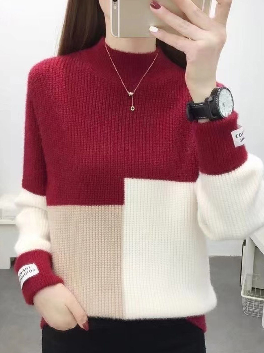 StyleCast Women Colourblocked Pullover