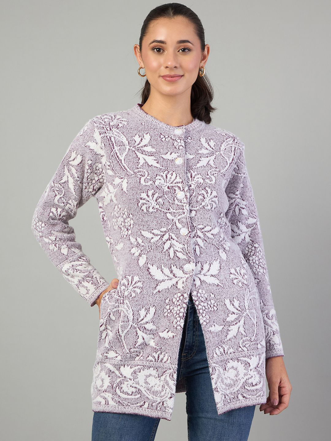 Duke Women Floral Cardigan