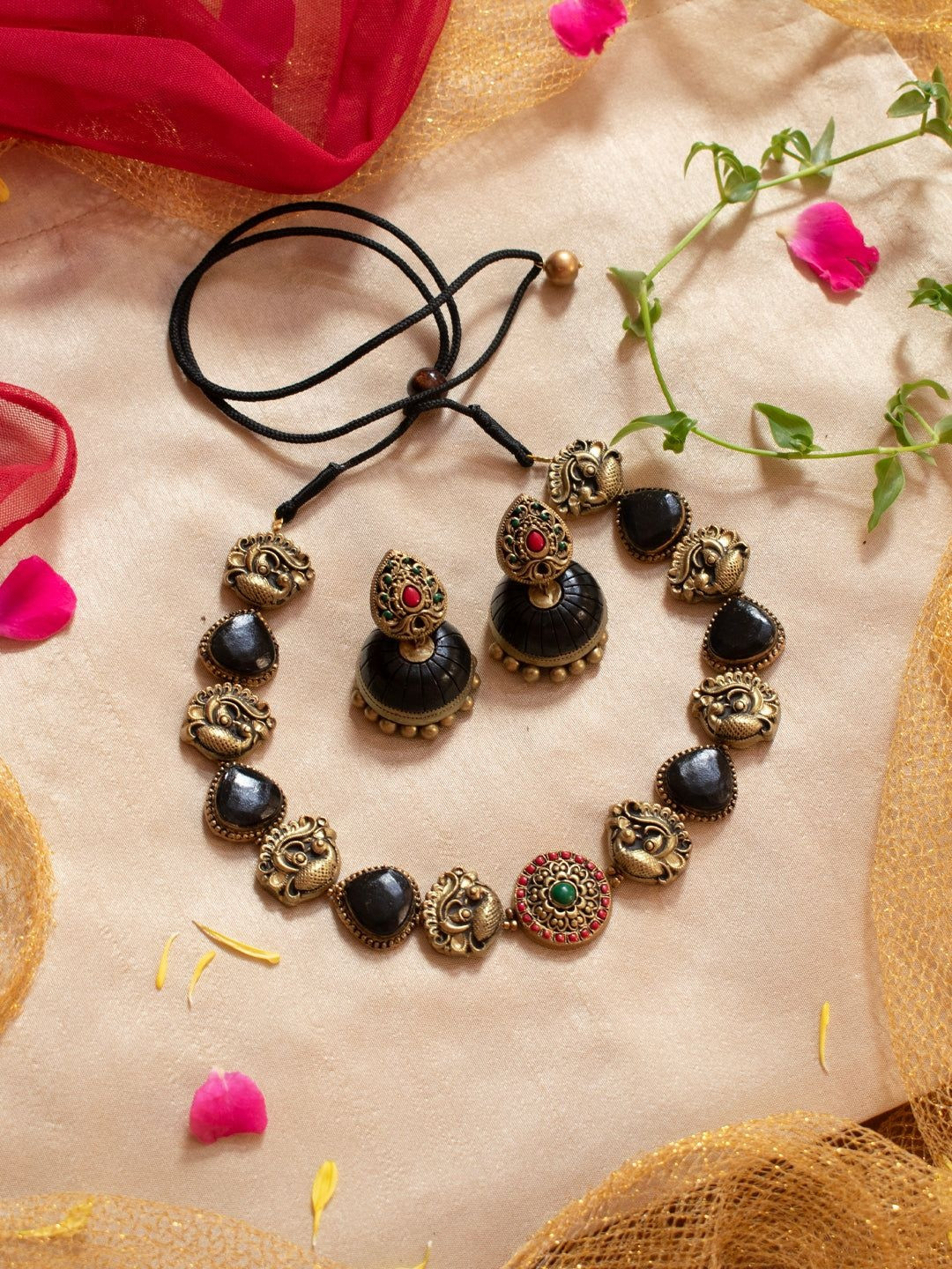 JUMKEY Peacock Necklace And Earrings