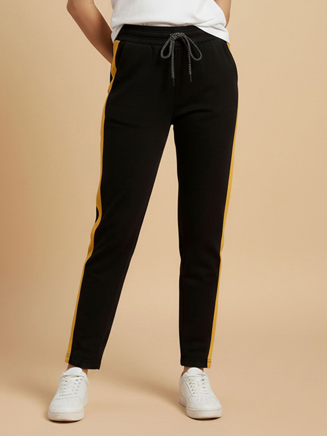 DTR FASHION Women Striped Slim Fit Casual Track Pants