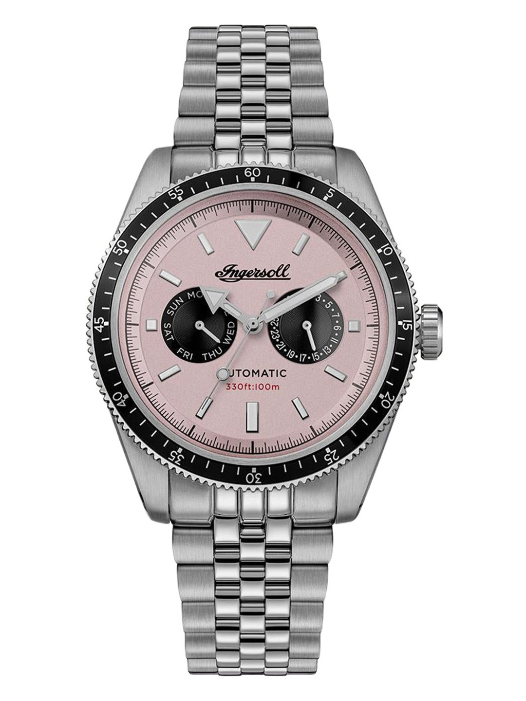 Ingersoll The Outlaw Men Dial & Stainless Steel Bracelet Style Analogue Watch I17201