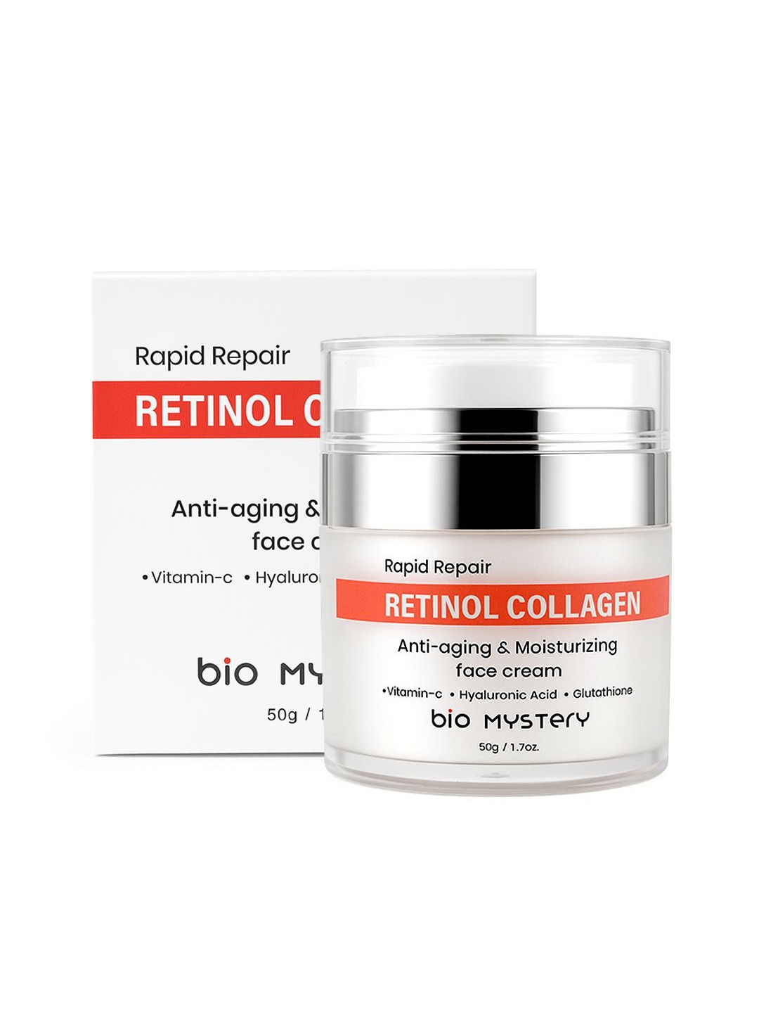 Bio Mystery Retinol & Hyaluronic Acid Collagen Cream- 50 g