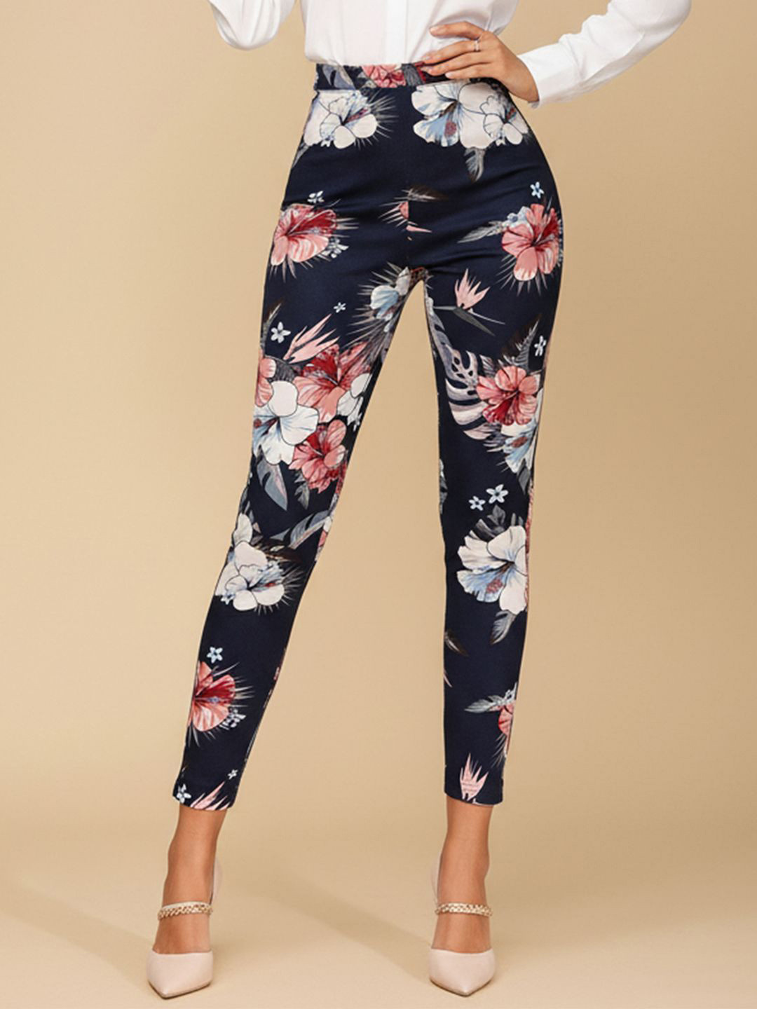 DTR FASHION Women Slim Fit Printed Leggings