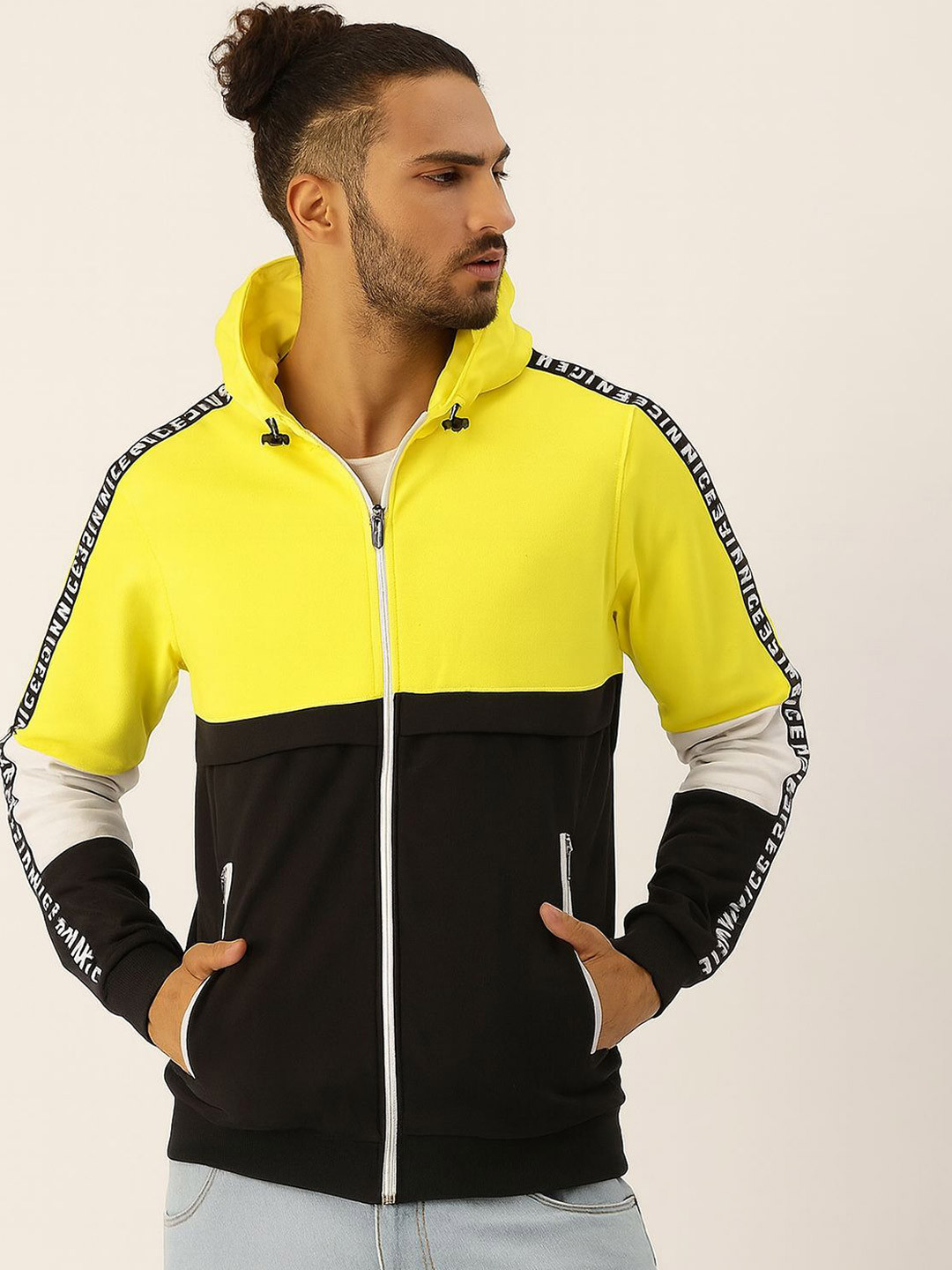 MOTREX Colourblocked Hooded Winter Jacket