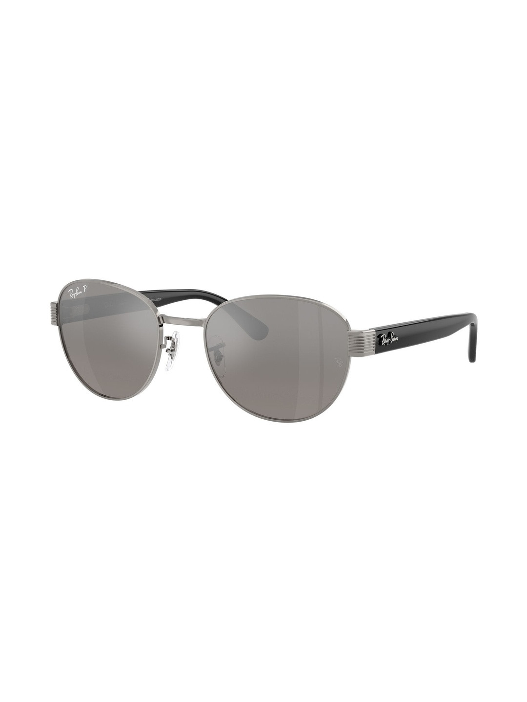 Ray-Ban Unisex Full Rim Lens & Metal Square Sunglasses with Polarised Lens