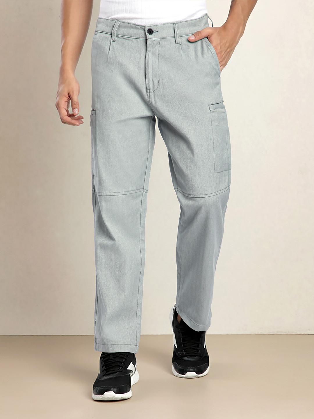 Beyoung Men Original Wrinkle Free Cargo Pants Trousers