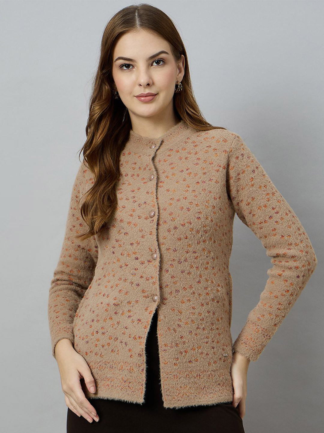 Duke Women Floral Printed Cardigan