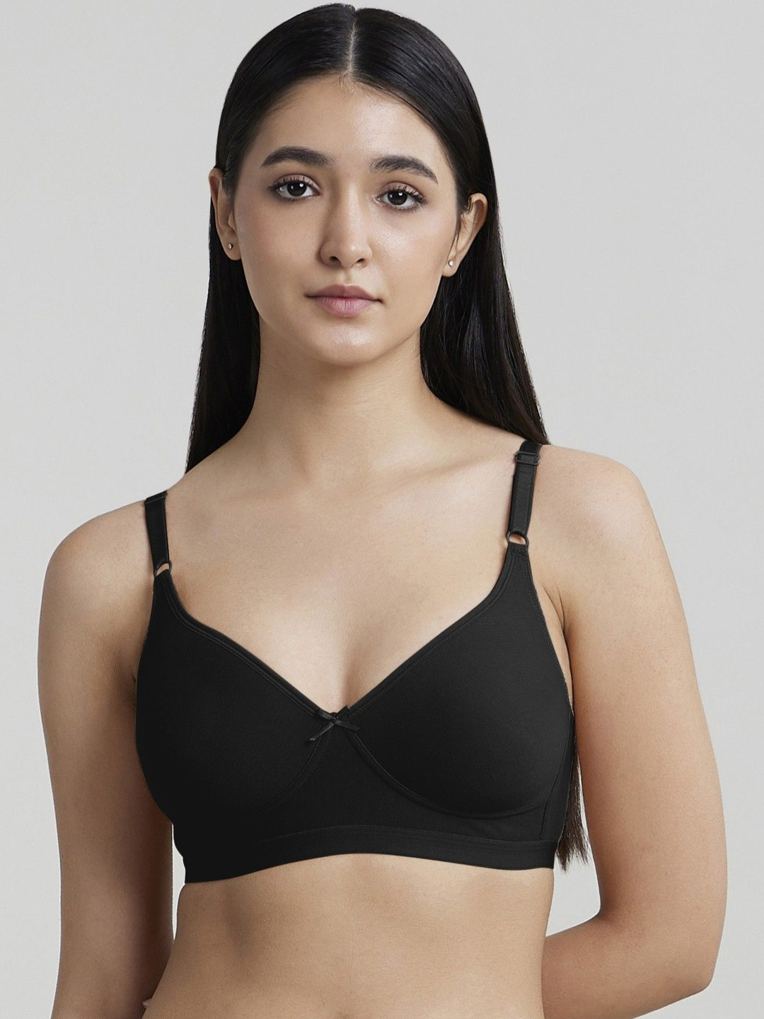 SALIENT Bra & PANTIES Solid Full Non Padded Cotton Casual Everyday Bra