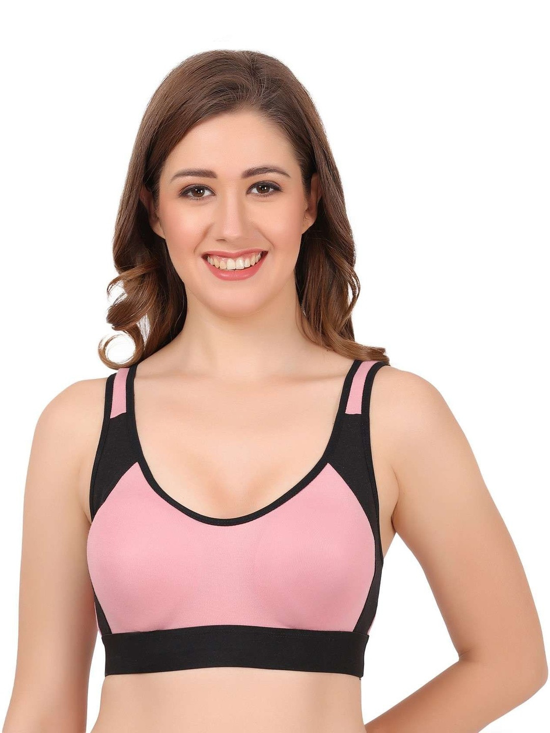Wonkey Women Colourblocked Seamless Full Coverage Bra