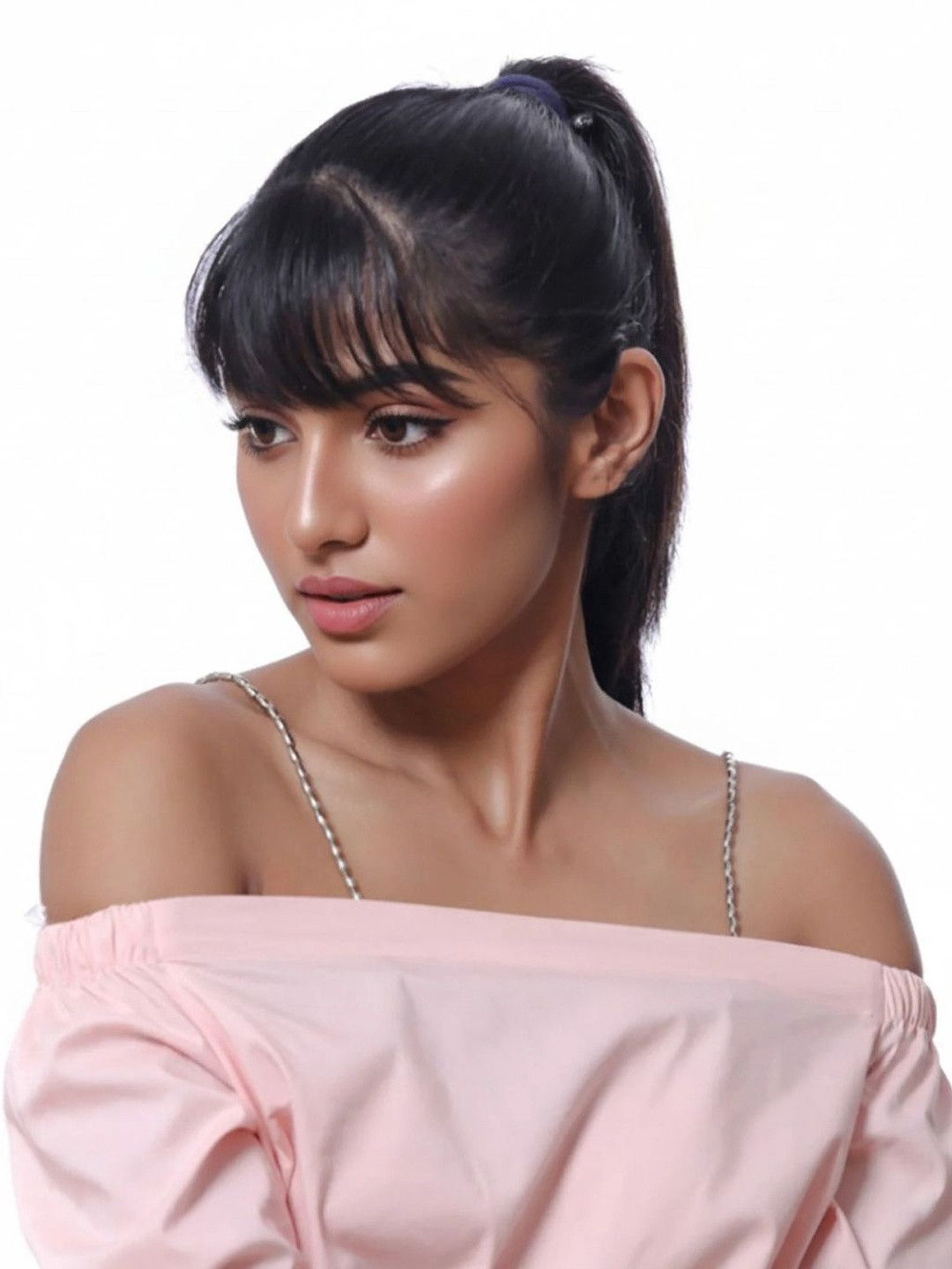 FIMBUL Women Sleek Silver-Tone Metal Ball Beaded Detachable Replacement Bra Straps