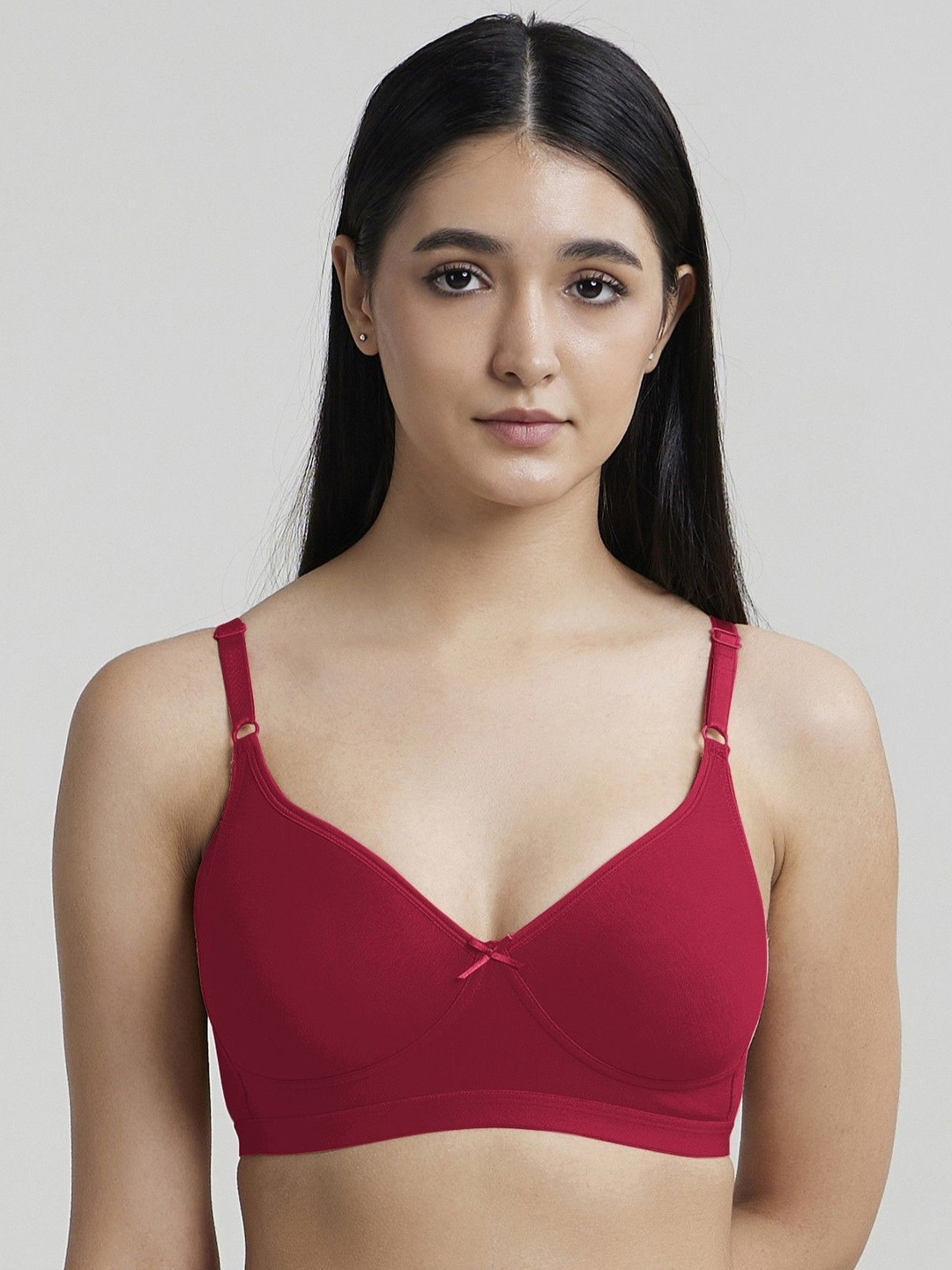SALIENT BRA & PANTIES Women Solid Full Coverage Non Padded Non-Wired Bra