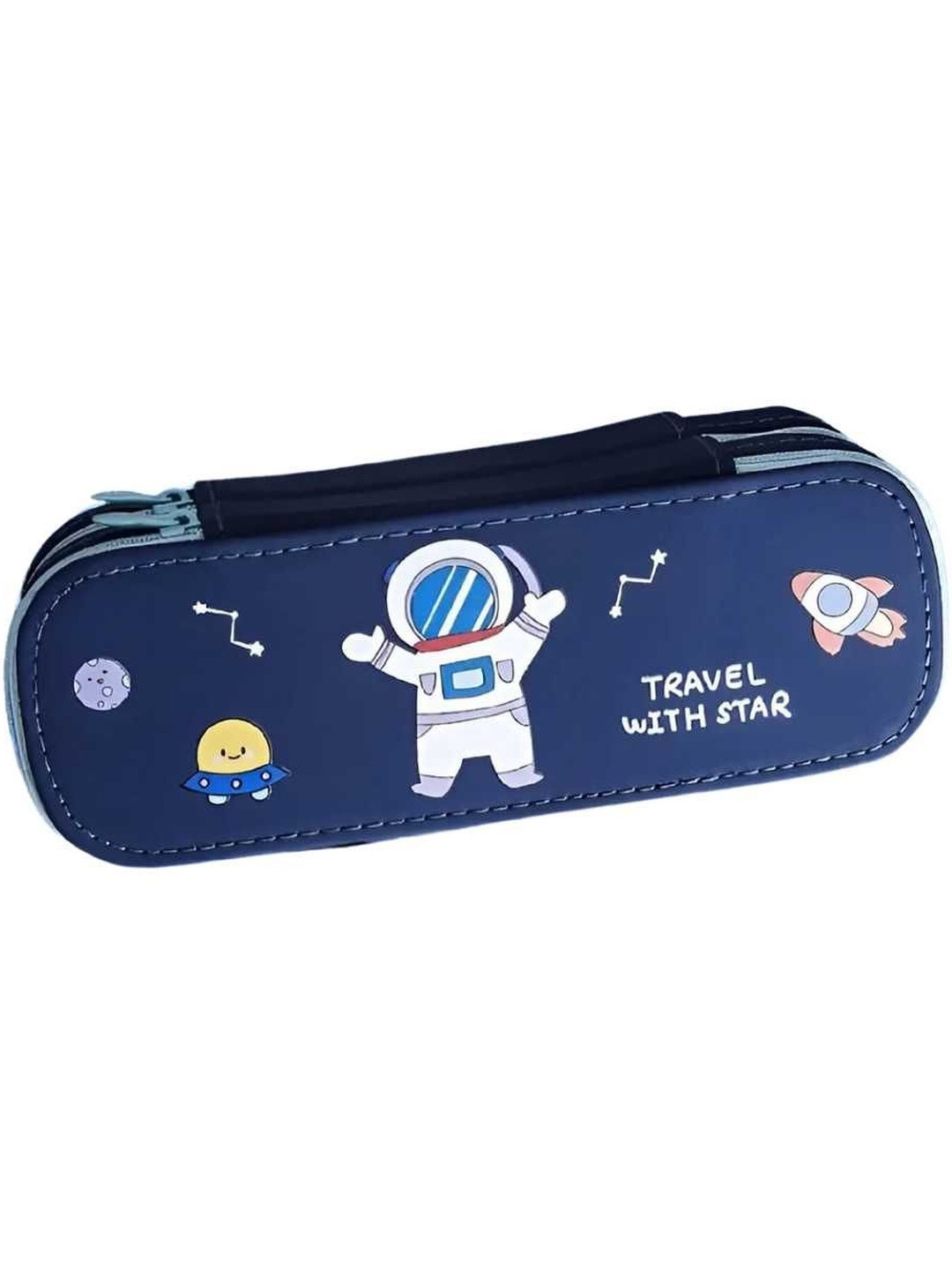 YK Kids Self Design Printed Lightweight Pen Case