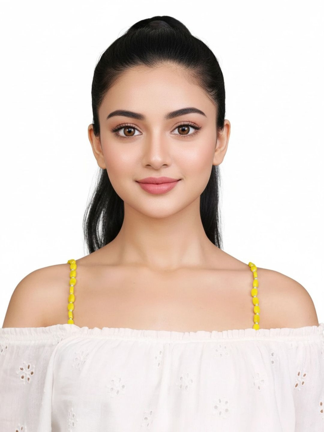 FIMBUL Pearl and Lozenge Crystal Bead Detachable Bra Straps and Extenders