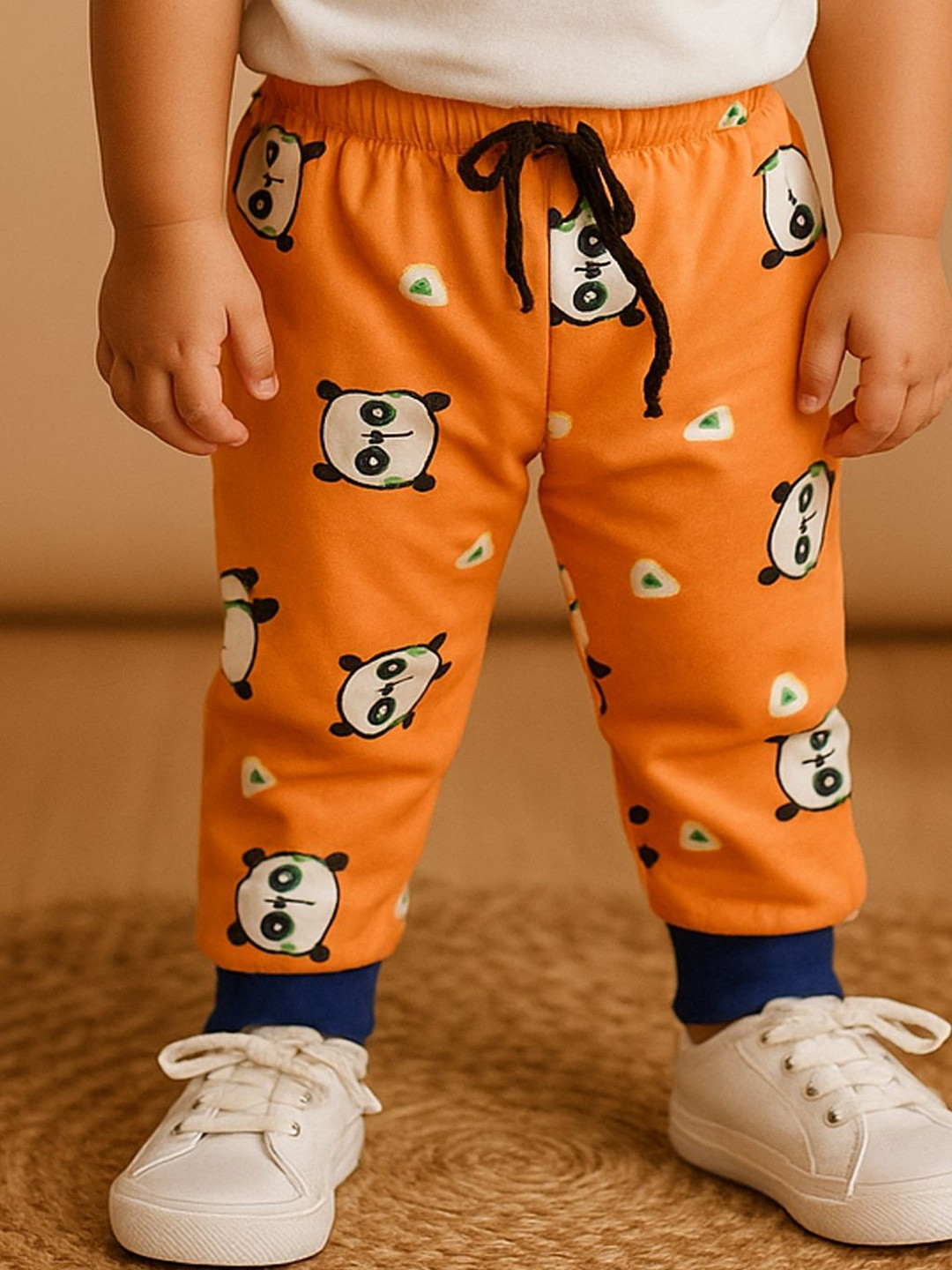 CORTICA Boys Pack Of 2 Animal Printed Mid-Rise Woollen Joggers