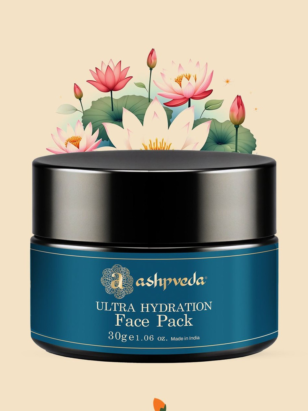 ASHPVEDA Ultra Hydration Face Pack With Saffron For Instant Glow - 30 g