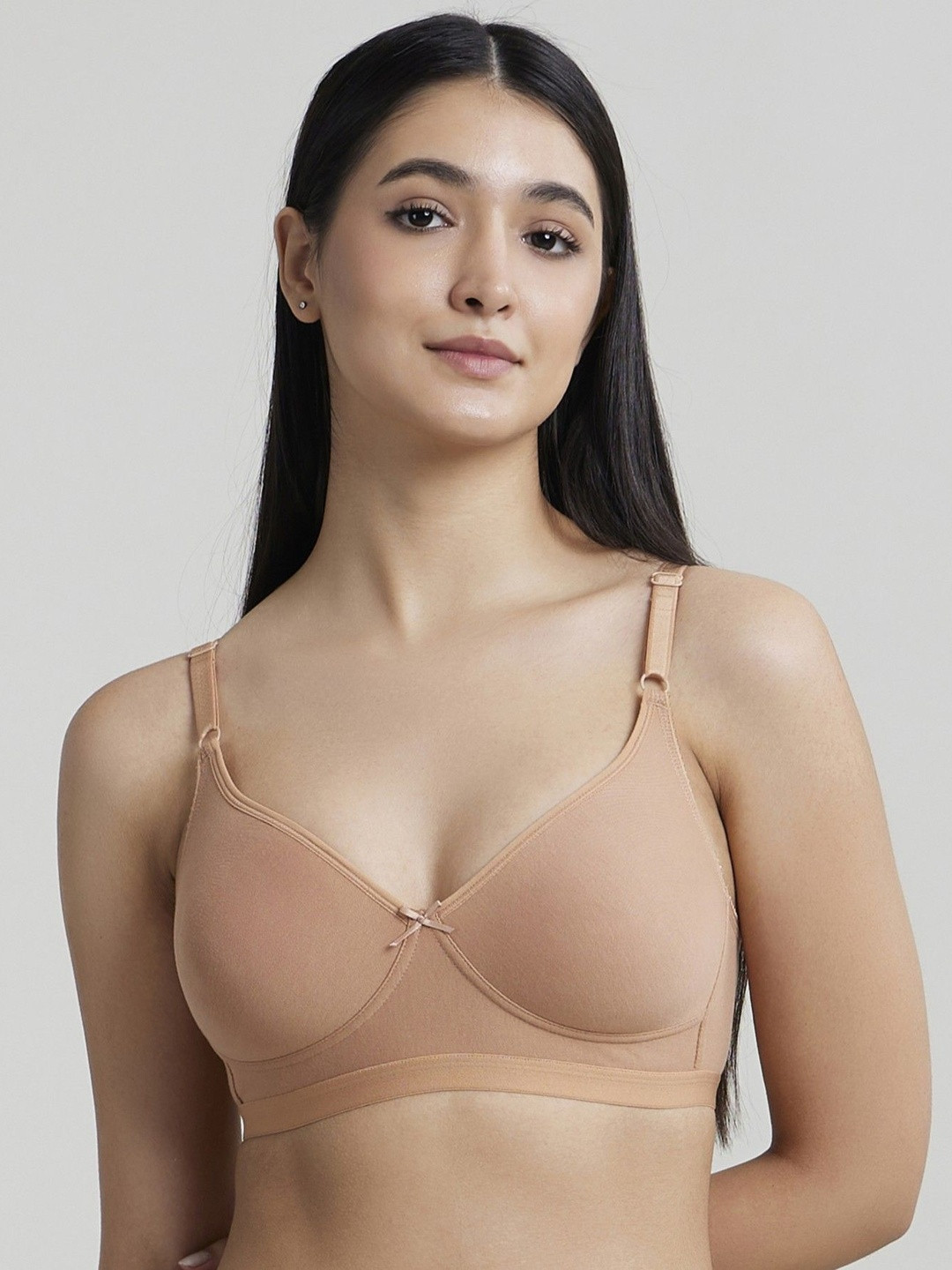 SALIENT Bra & PANTIES Solid Full Non Padded Cotton Casual Everyday Bra