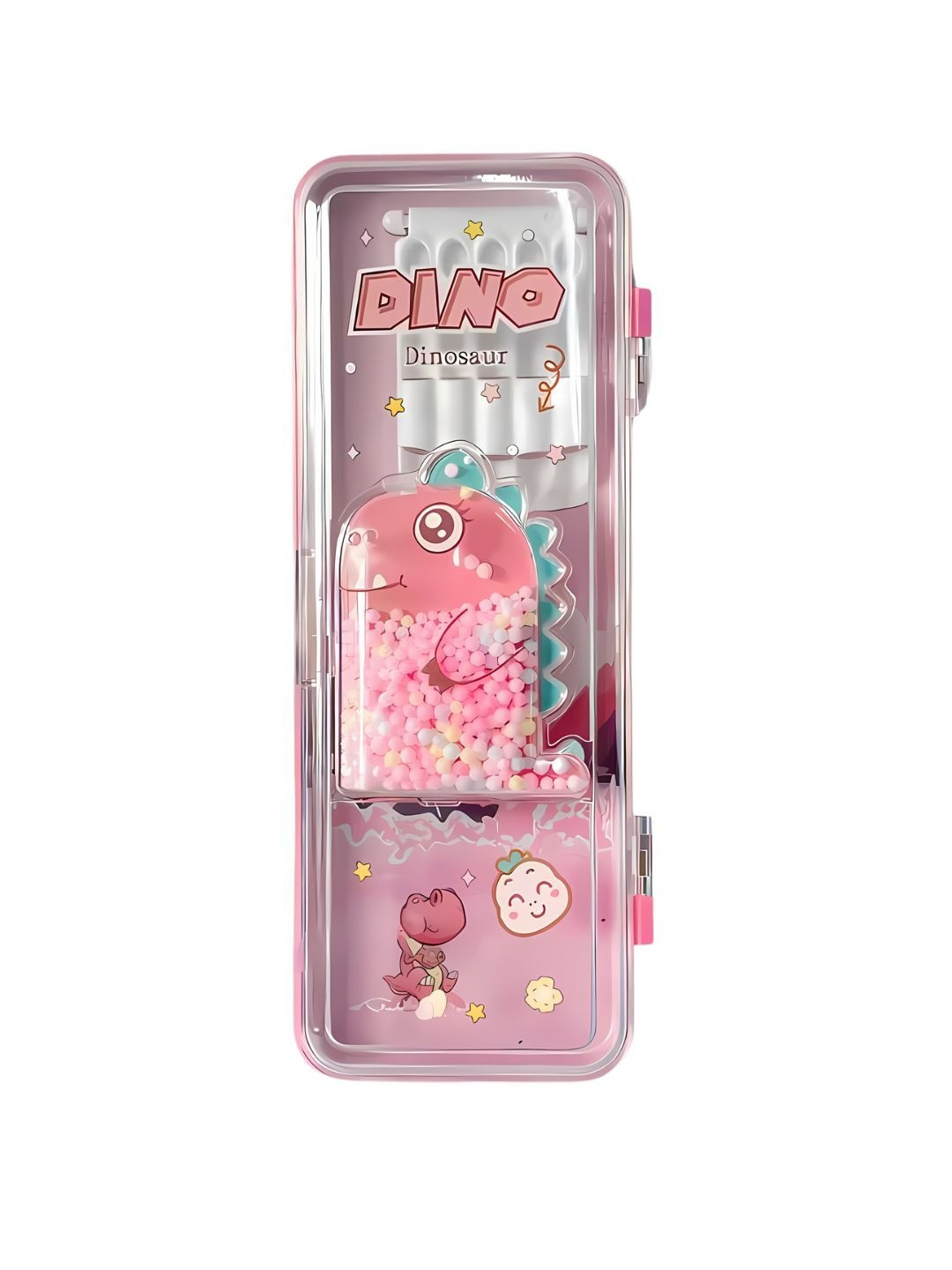 YK Kids Self Design 2-Layer Lightweight Pen Case