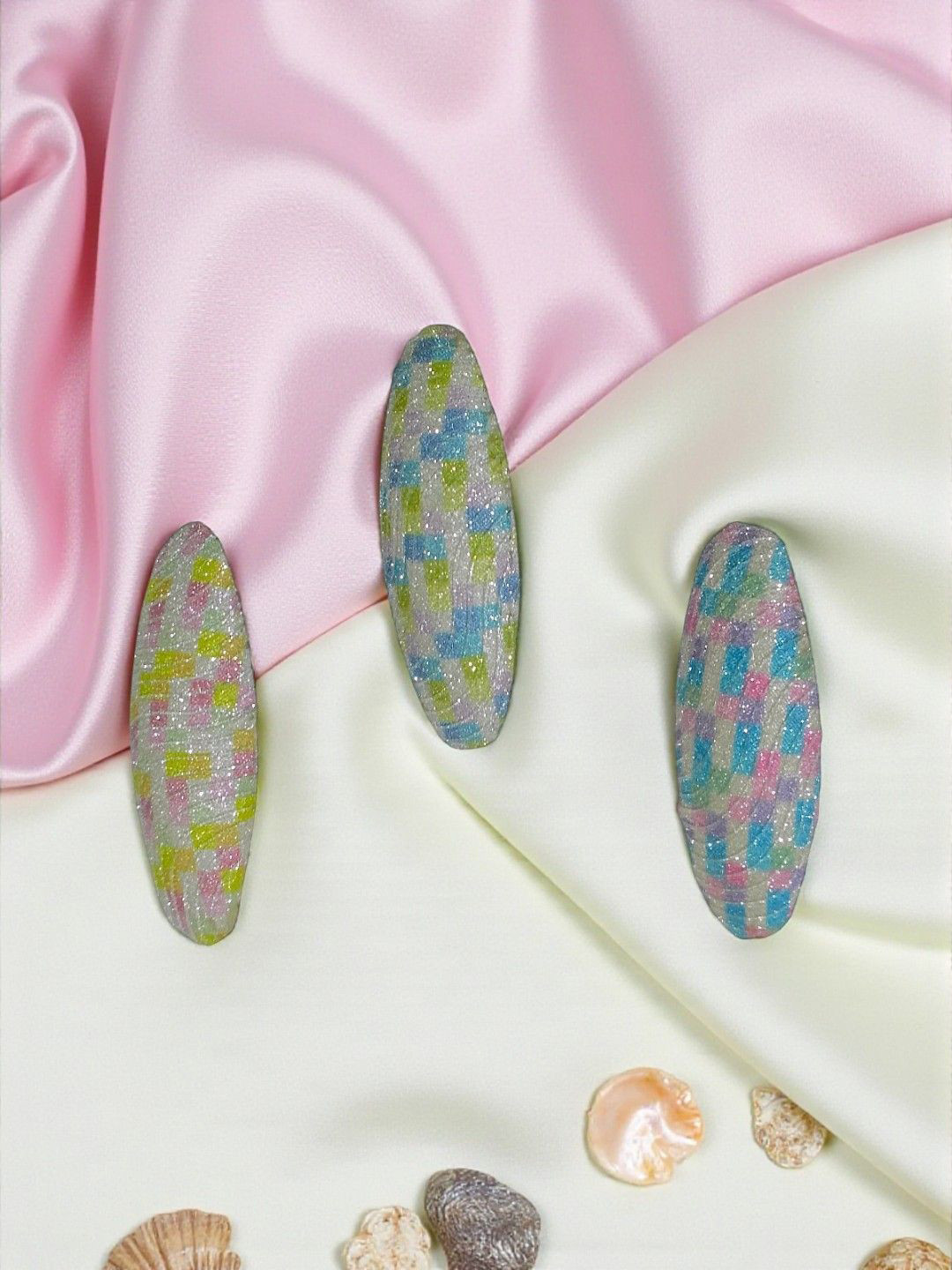 AccessHer Set Of 3 Minimal Clip-on Broochs