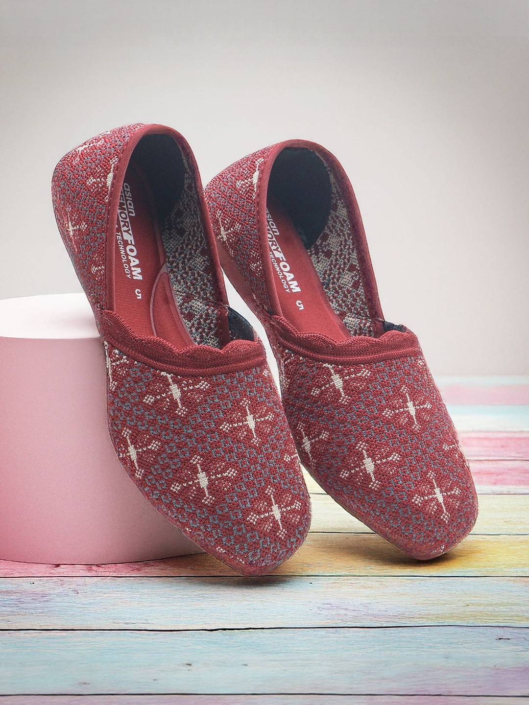 ASIAN Women Printed Loafers