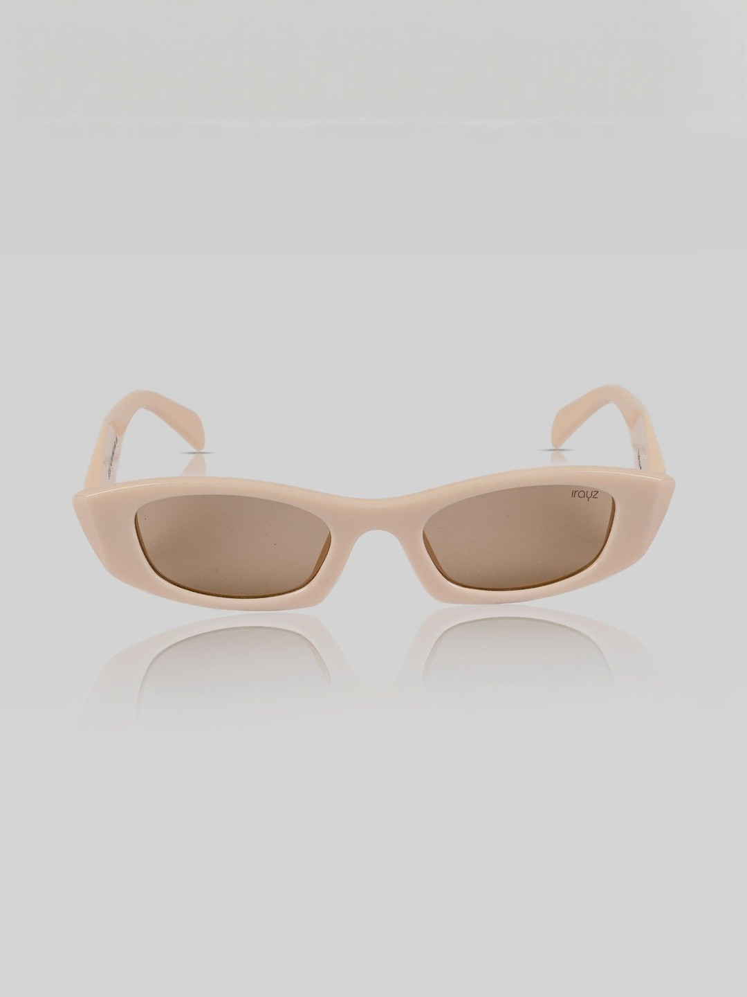 Irayz Women Full Rim Rectangle Sunglasses With UV Protected Lens 3984-Milky White