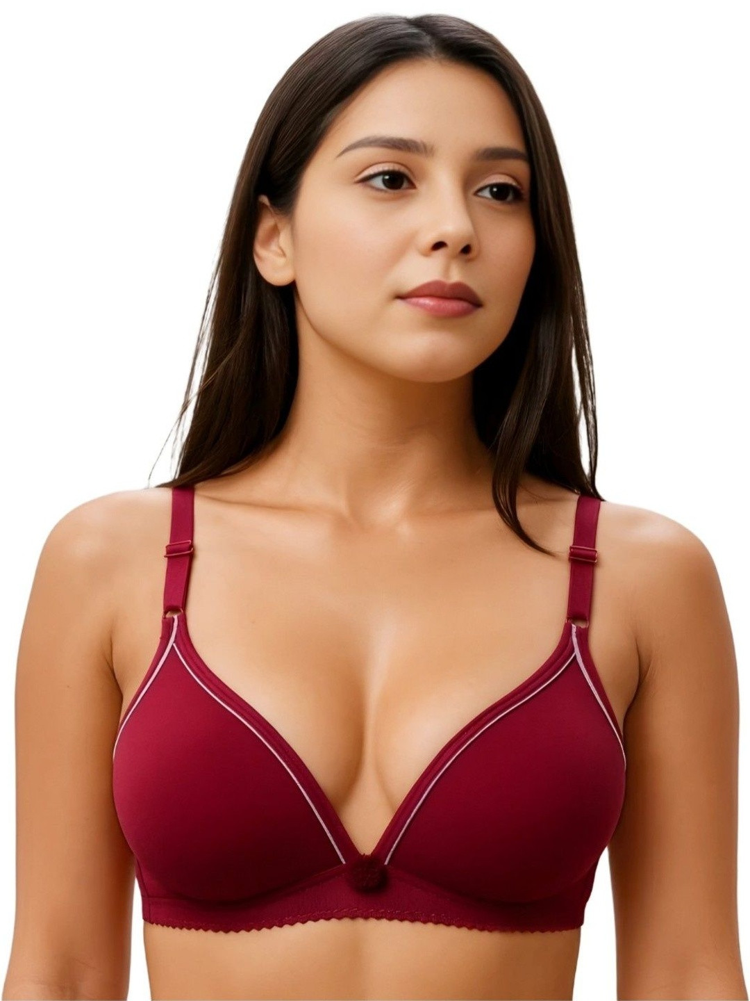 Blush Lado Solid Full Lightly Padded Casual Push-Up Bra