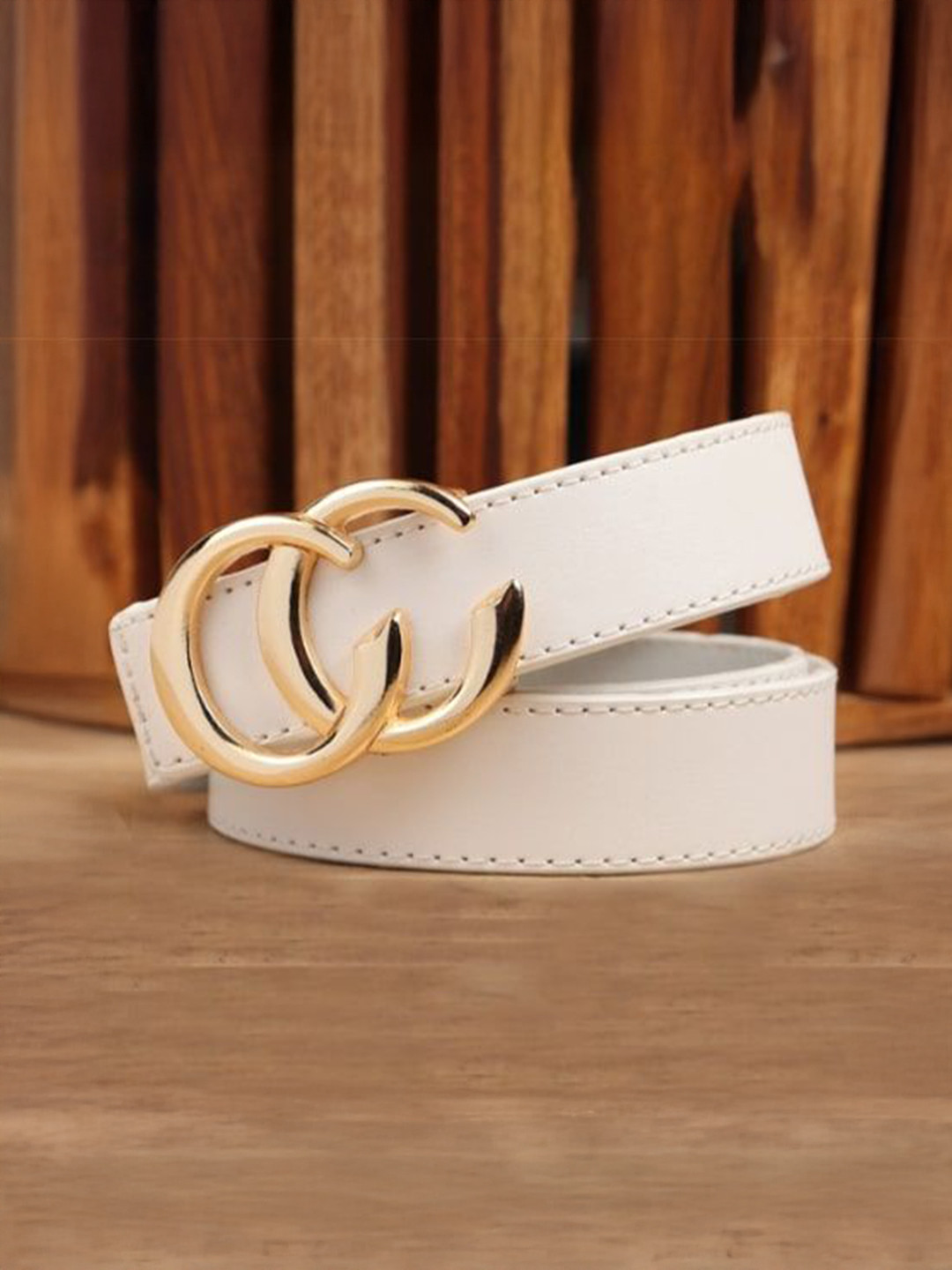 HAPANI FASHION Women Push Pin Leather Belt