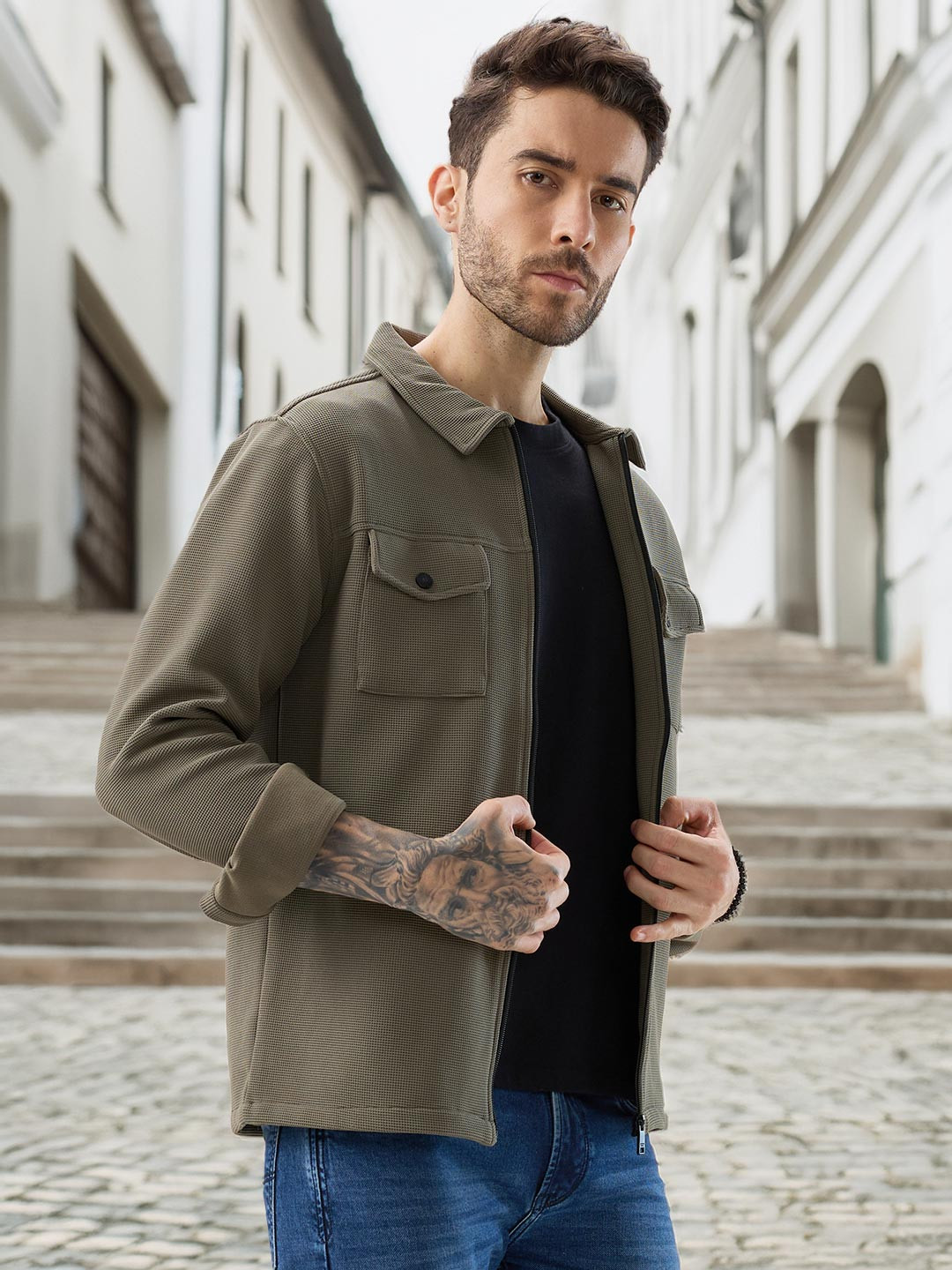 Status Quo Self Design Lightweight Shacket