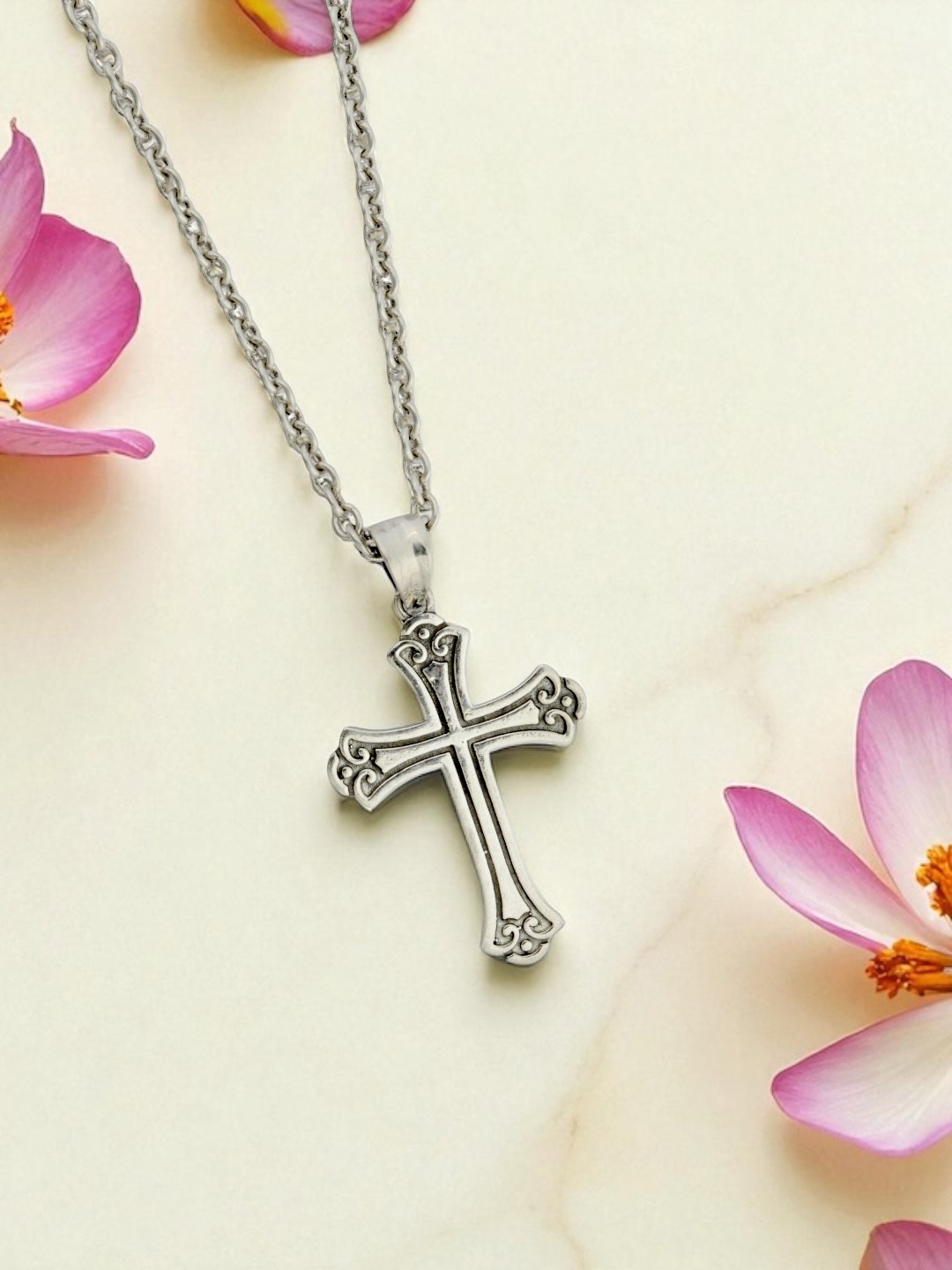 Azita 925 Sterling Silver Cross Pendant