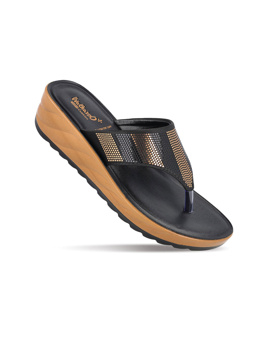 Walkaroo Women Embellished Platform Heels Sandals