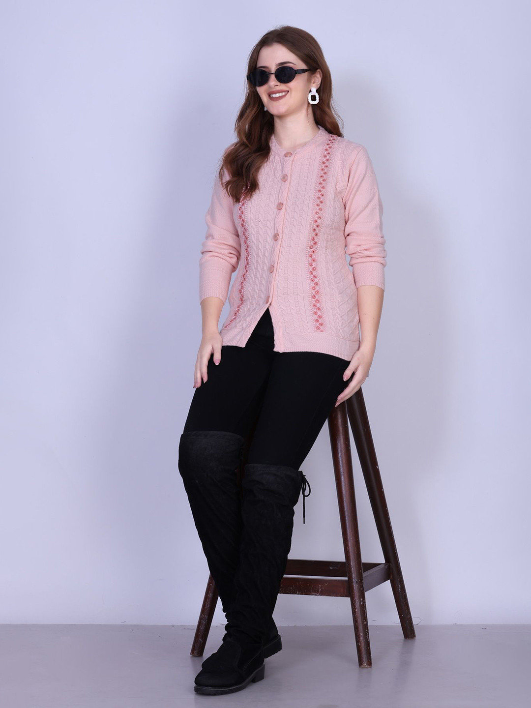 SOSHAGUN OSWAL Women Woollen Pullover