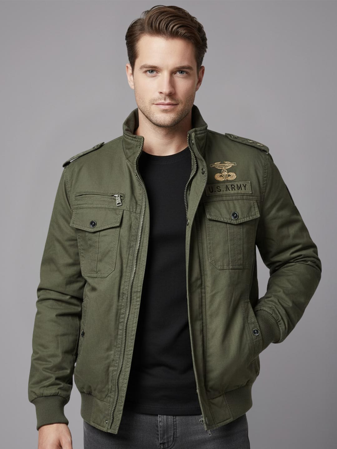 L'monte Men Outdoor Bomber Jacket