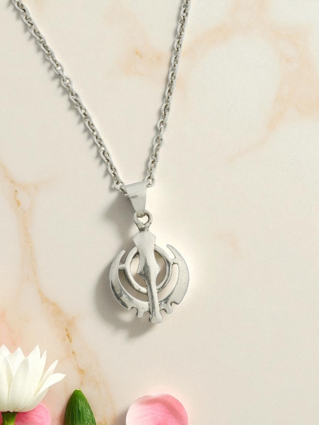 Azita 925 Sterling Silver Khanda/ khalsa Pendant