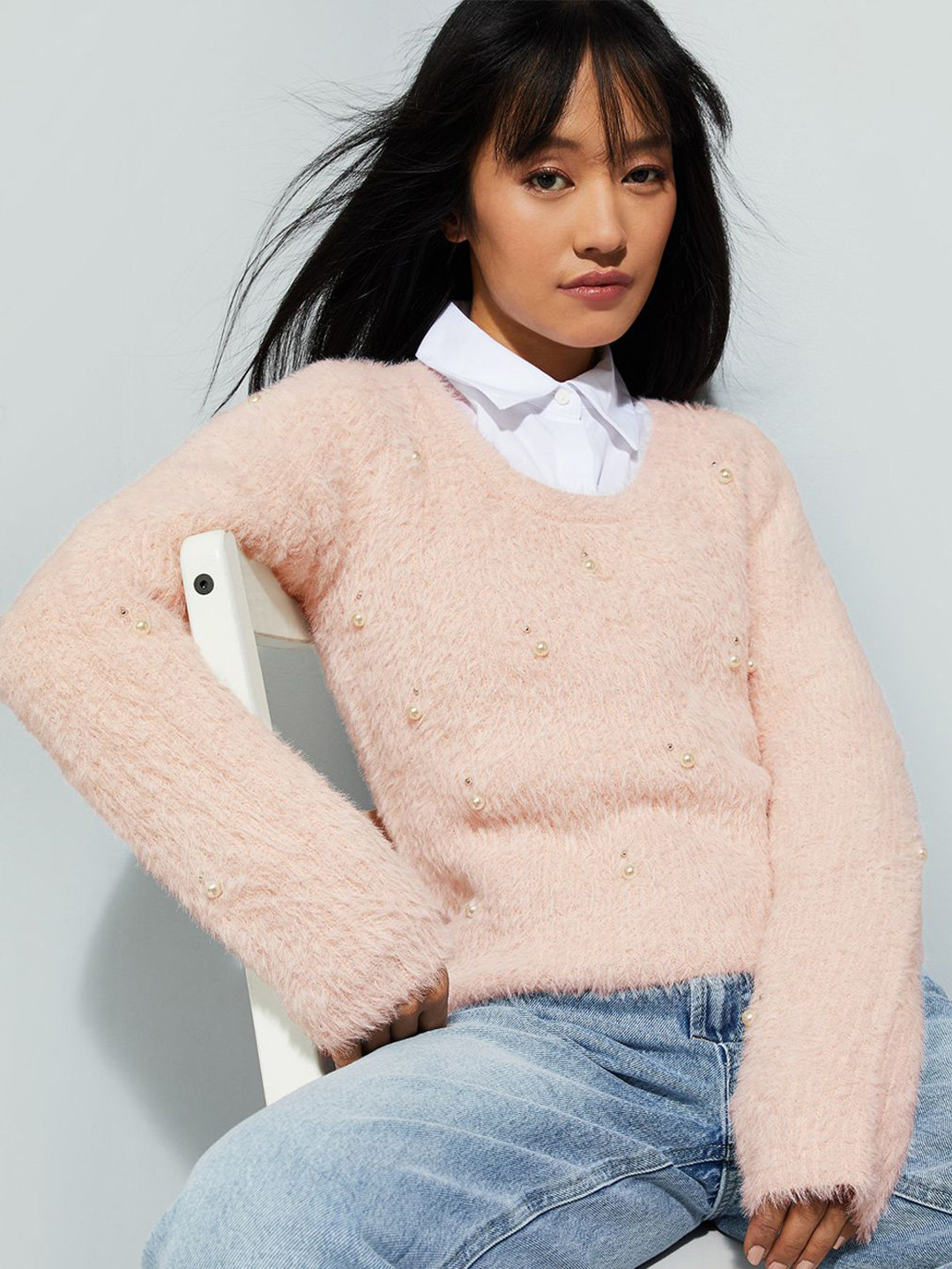 max Women Pullover with Embellished Detail