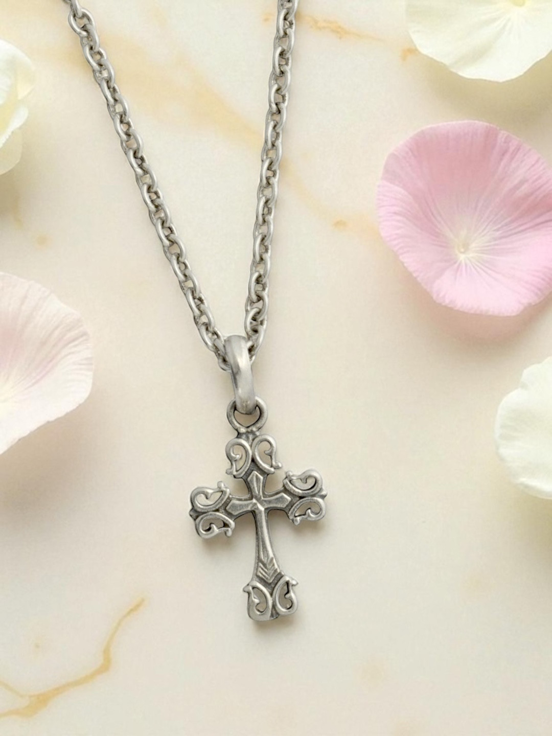 Azita 925 Sterling Silver Cross Pendant