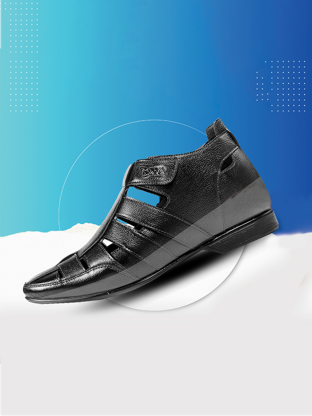 Bxxy Men Textured Height Increasing Shoe-Style Sandals