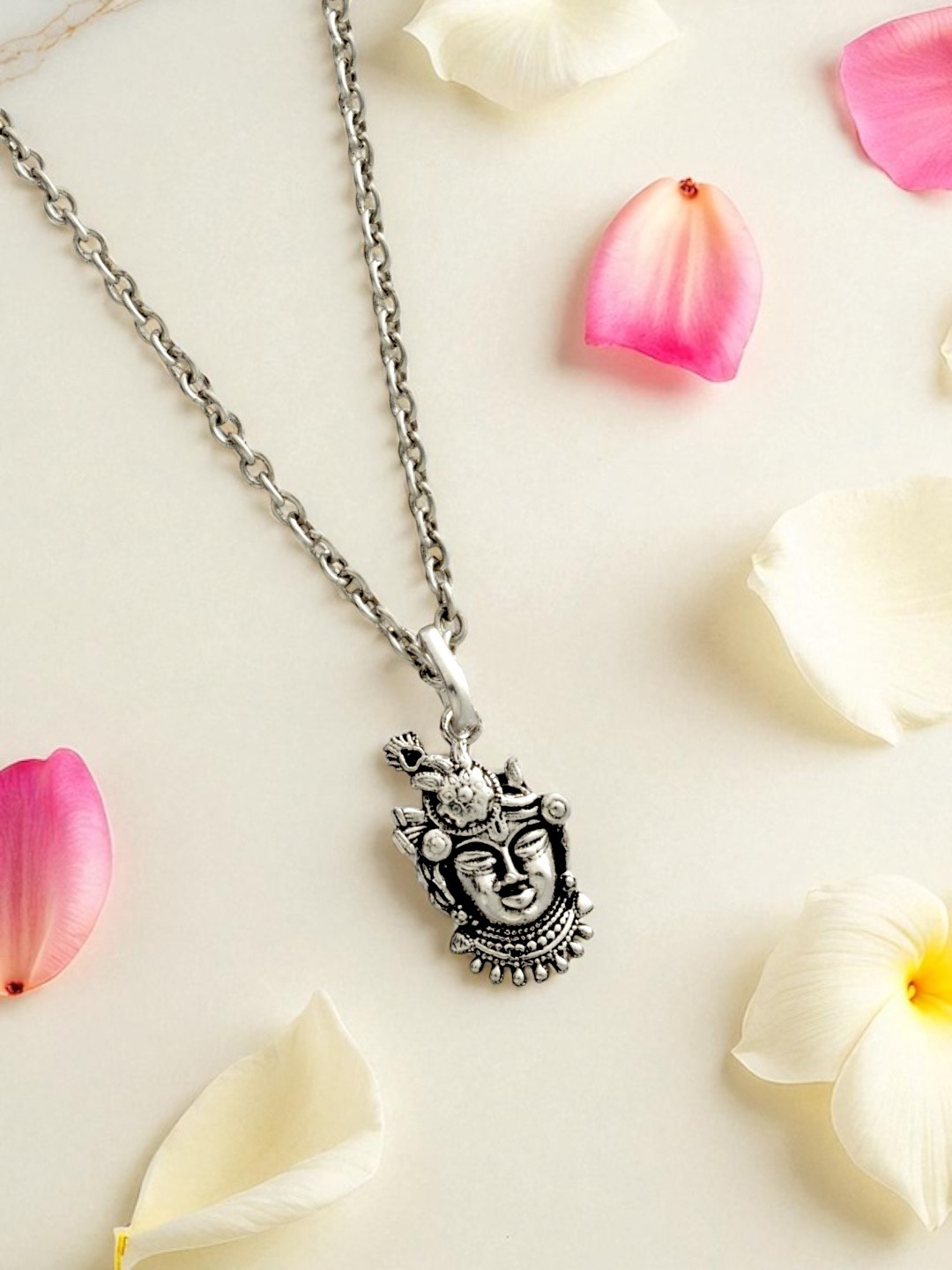 Azita 925 Sterling Silver God Krishna Pendant