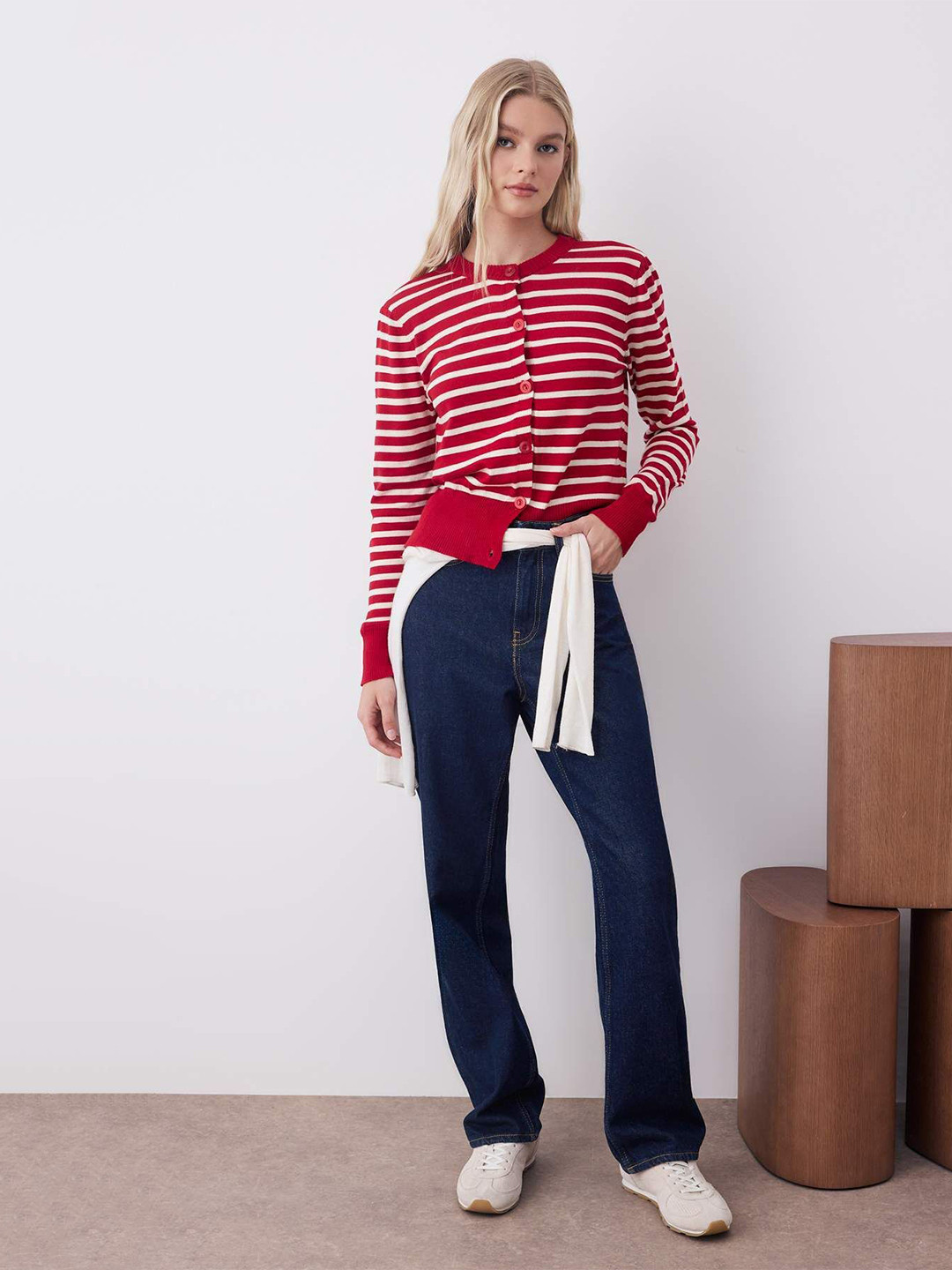 Trendyol Women Striped Cardigan