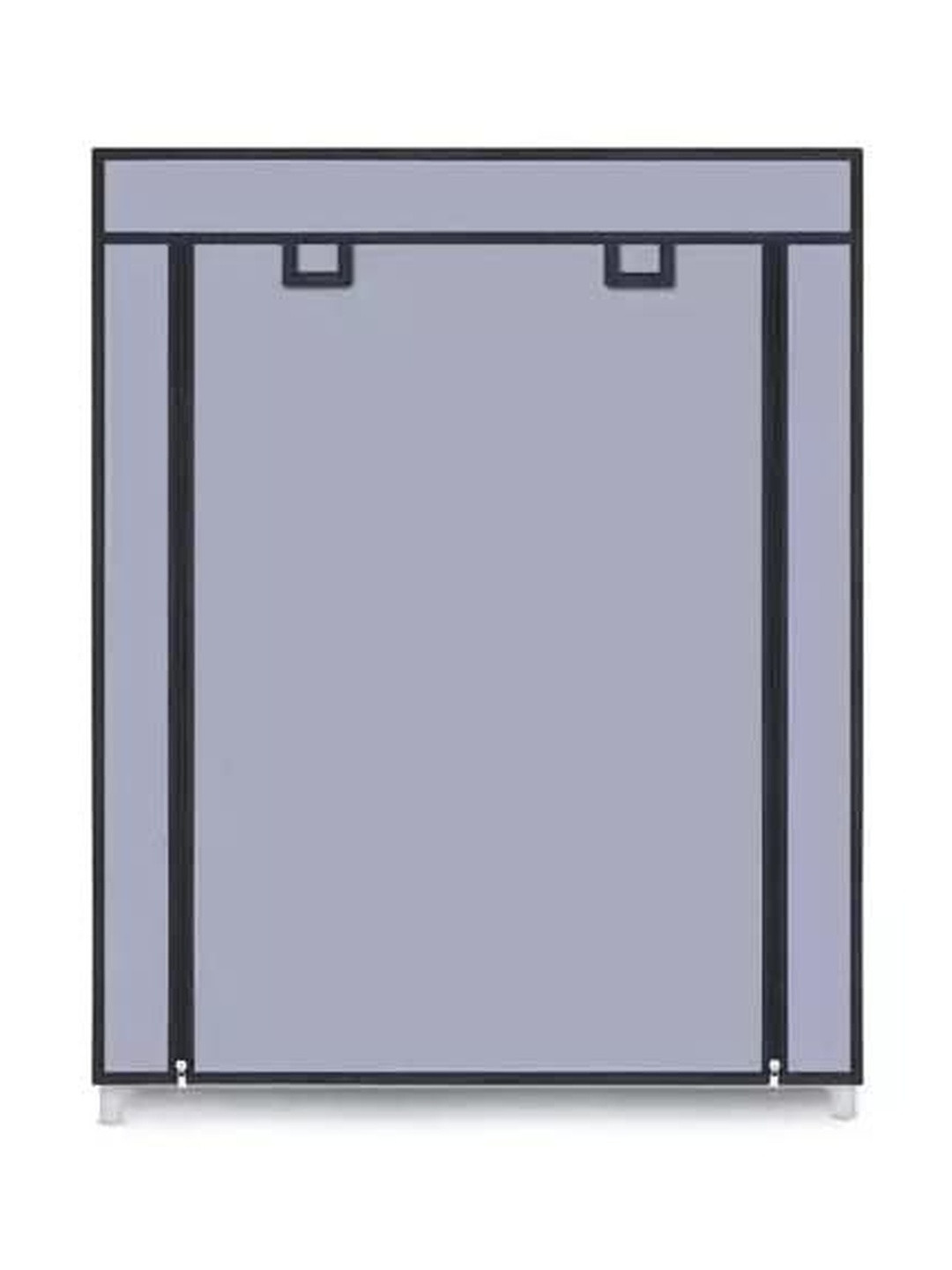 Arises Products Grey Foldable 5 Shelves Shoes Rack With Dustproof Cover