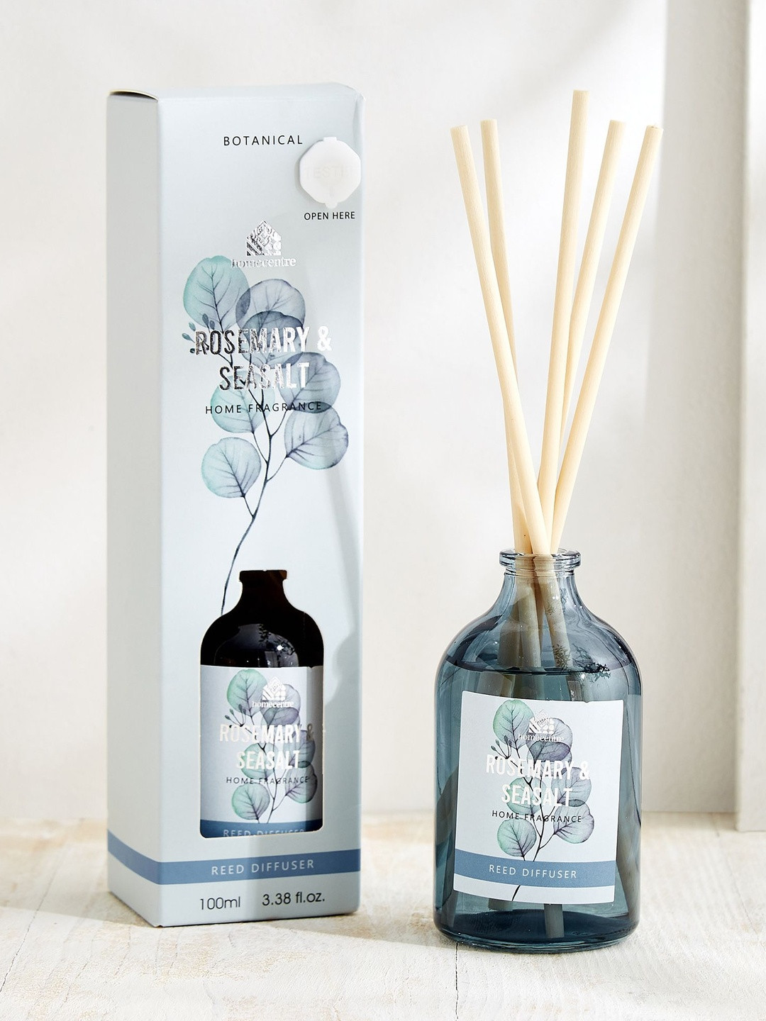 Home Centre Garnet Serene Botany Blue Rosemary & Sea-Salt Reed Diffuser 100ml