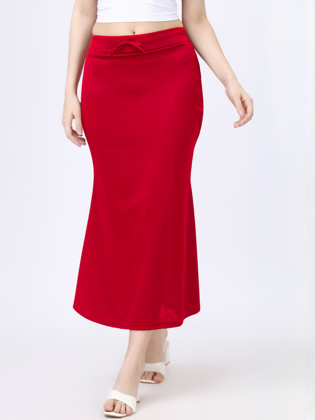 BAESD Mermaid-Fit High-Rise Midi Saree Shapewear