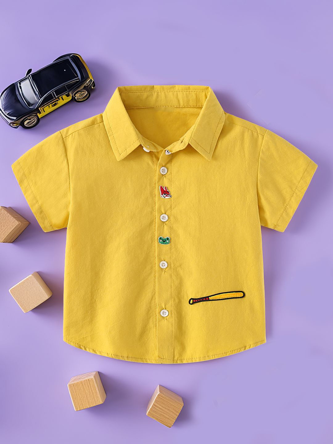 Xsole Boys Printed Trendy Regular Fit Casual Shirt