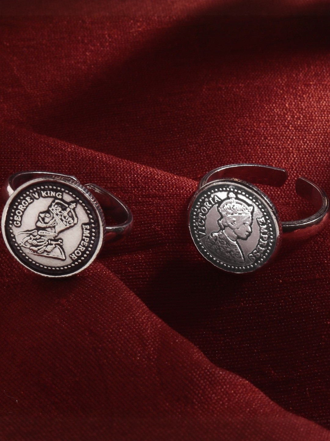 FUSIONARI Sterling Silver Toe Rings